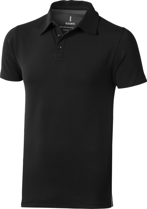 新品　BRIEFING SLEEVE LOGO POLO RELAXED FIT PF Concept | Markham short sleeve men's stretch polo | 38084